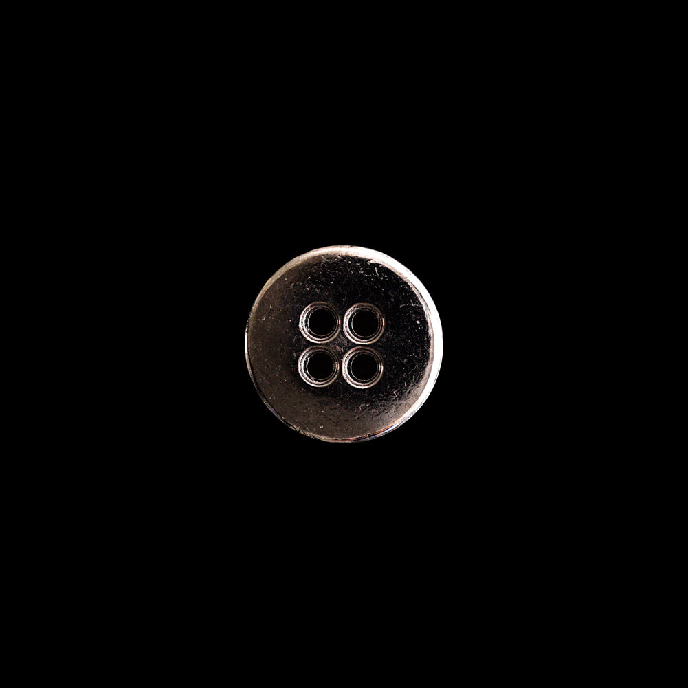 Italian Gunmetal 4-Hole Button - 18L/11.5mm Detail