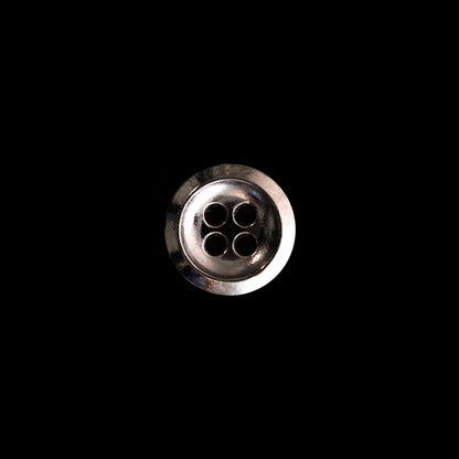 Italian Gunmetal 4-Hole Button - 18L/11.5mm