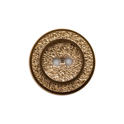 Italian Gold Gravel 2-Hole Button - 36L/23mm