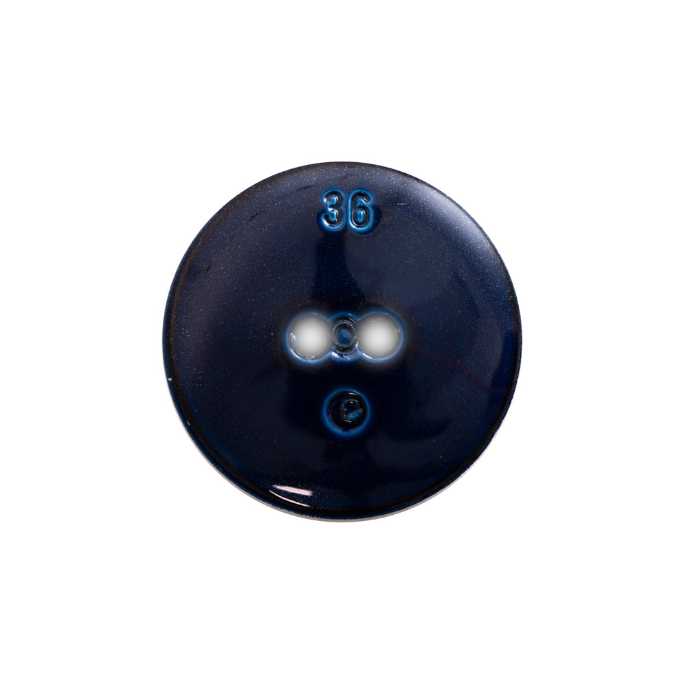 Italian Navy Gravel 2-Hole Button - 36L/23mm Detail