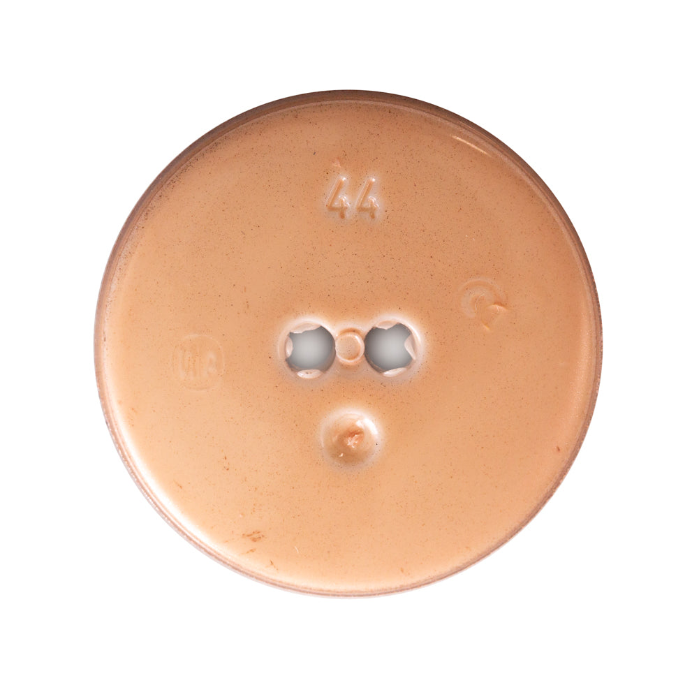 Italian Rose Gold Gravel 2-Hole Button - 36L/23mm Detail