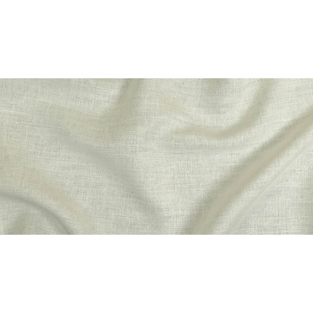 White Heavyweight Linen Woven - Full