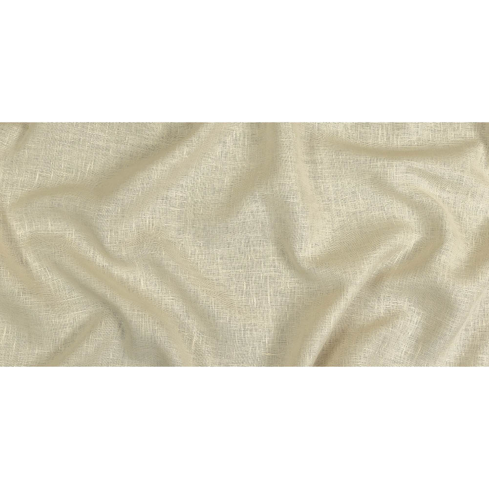 Ecru Heavyweight Linen Woven - Full