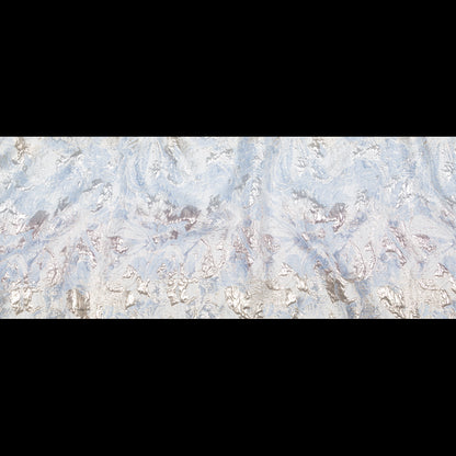 Metallic Golden Egg, Plein Air and Kentucky Blue Abstract Luxury Brocade - Full