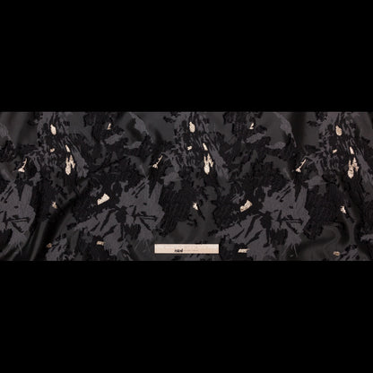 Sedona Sage, Moonless Night and Metallic Golden Egg Abstract Luxury Brocade Full