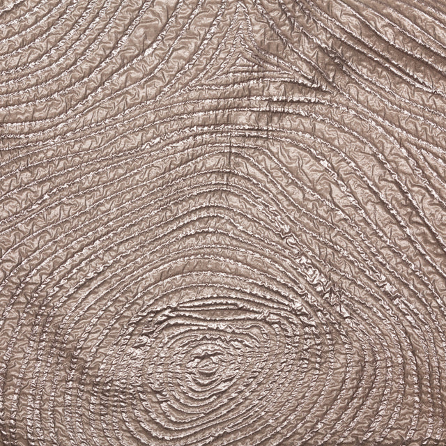 Metallic Timber Wolf Spirals Luxury Organza Brocade