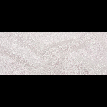 Metallic Bright White and Green Iridescent Bubbly Organza Brocade Full