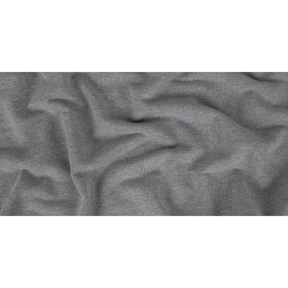 Heathered Dapple Gray and White Cotton Blend French Terry - Full