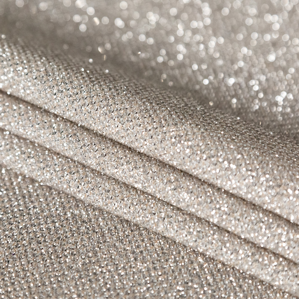 Two-Tone Galaxy Lame - Taupe - Andromeda Collection Detail