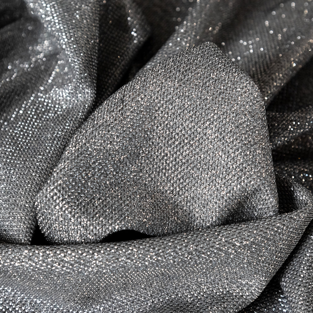 Andromeda Dark Silver Two-Tone Galaxy Lame - Full