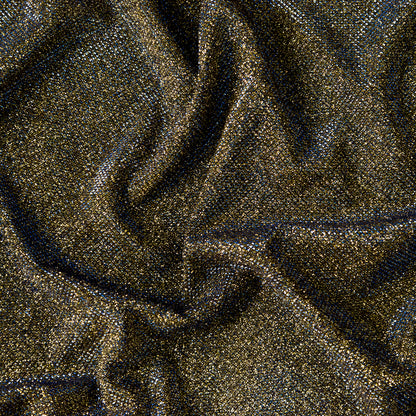 Two-Tone Galaxy Lame - Blue and Gold - Andromeda Collection