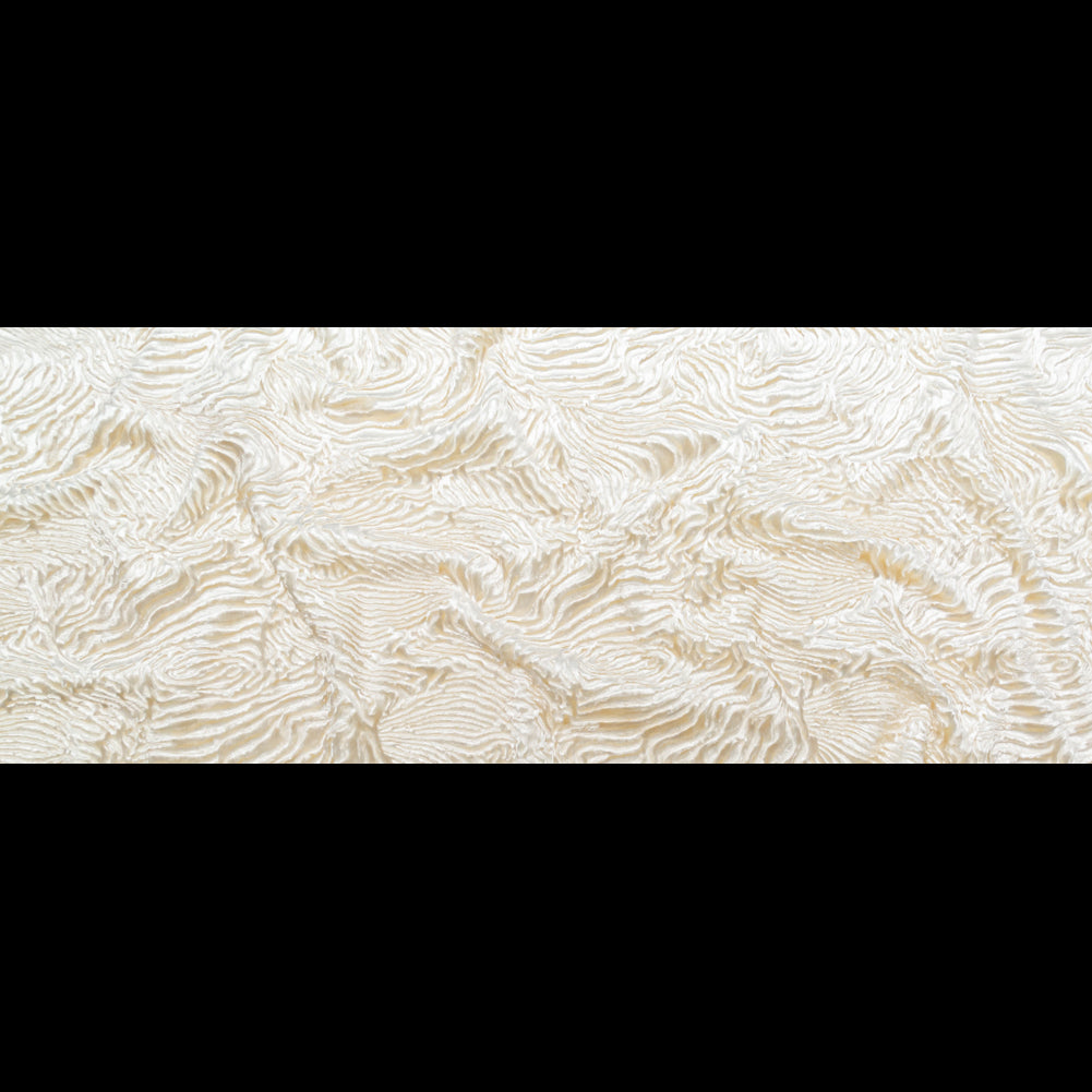 Premium Sweet Corn Woodgrain Faux Persian Lamb Fur - Folded