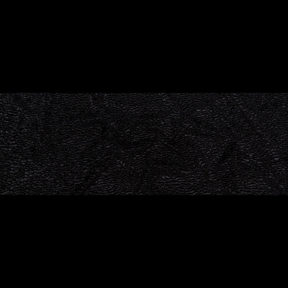 Faux Persian Lamb Fur - Black - Annette Collection Folded