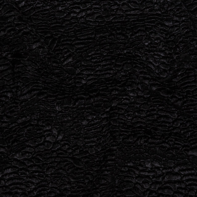 Faux Persian Lamb Fur - Black - Annette Collection