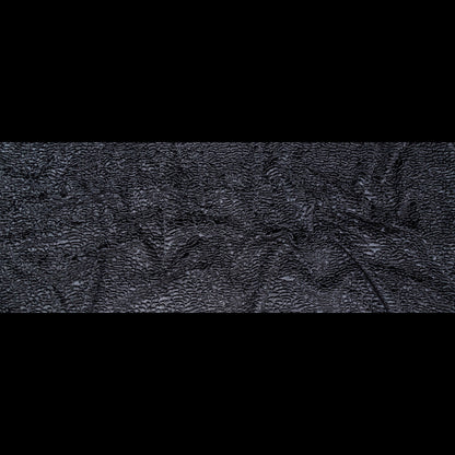 Premium Black Bean Faux Persian Lamb Fur - Folded