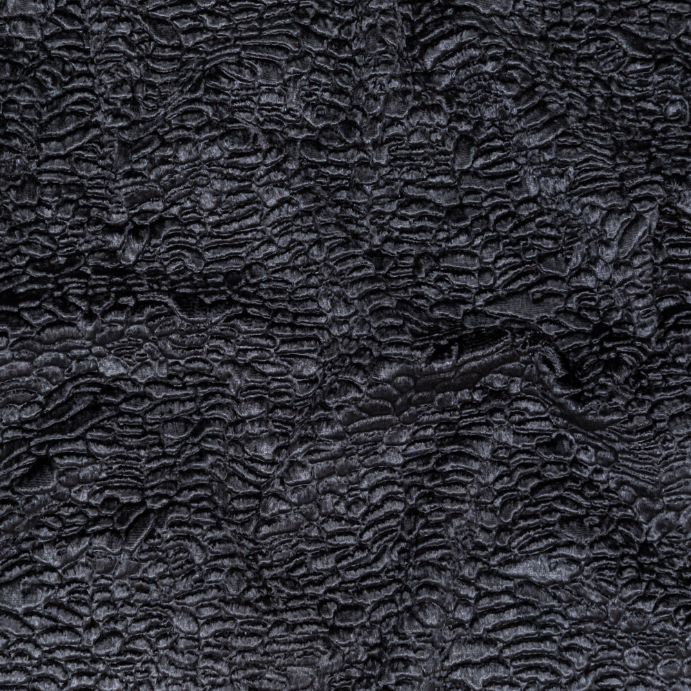Premium Black Bean Faux Persian Lamb Fur