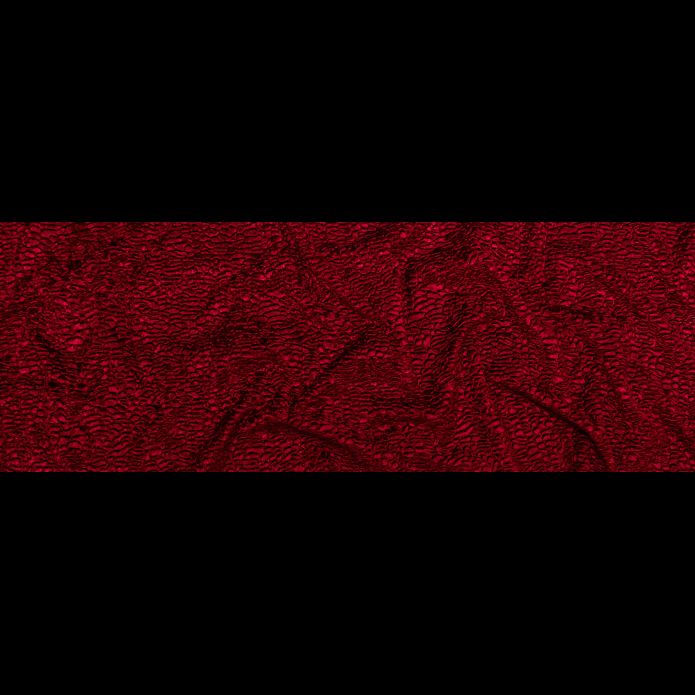 Faux Persian Lamb Fur - Red - Annette Collection Folded