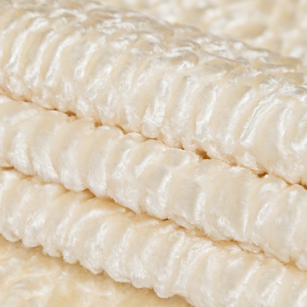 Premium Birch Faux Persian Lamb Fur - Detail