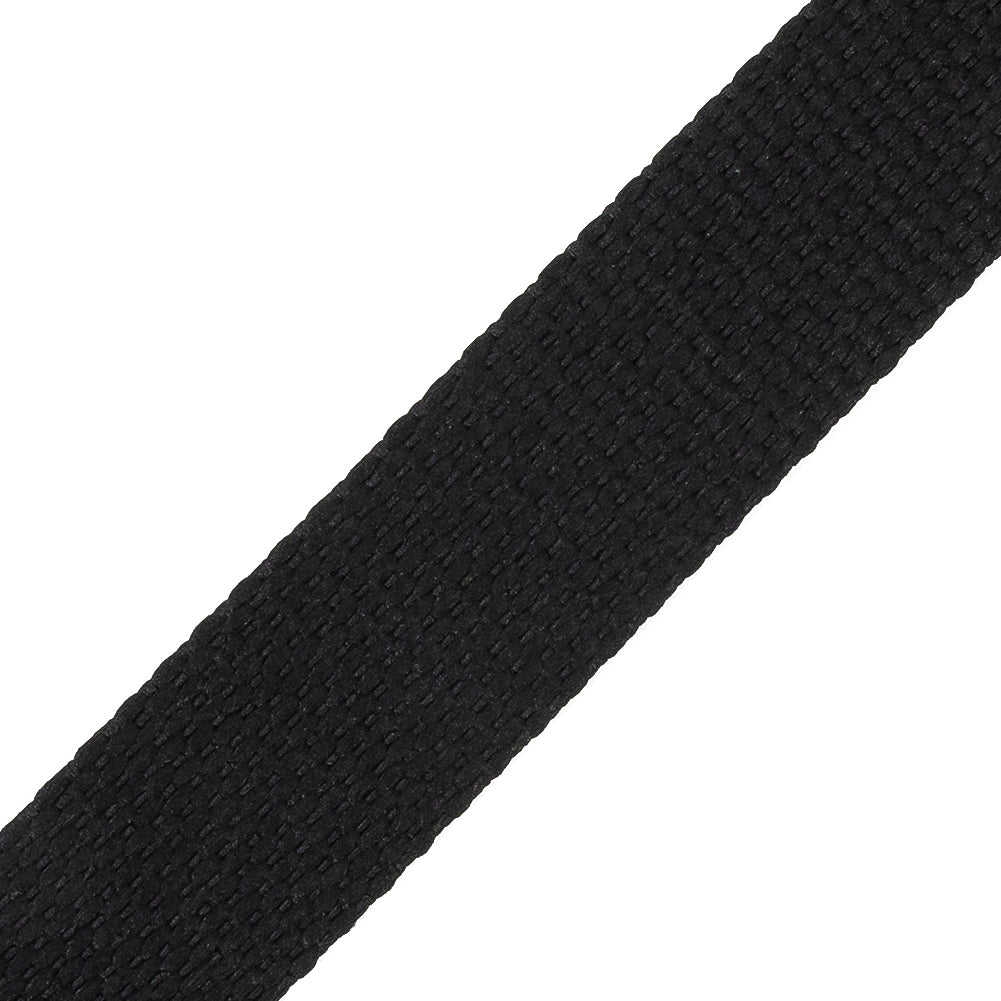Italian Black 1.10 mm Gauge Webbing - 0.875" Detail