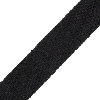 Italian Black 1.10 mm Gauge Webbing - 0.875" Detail