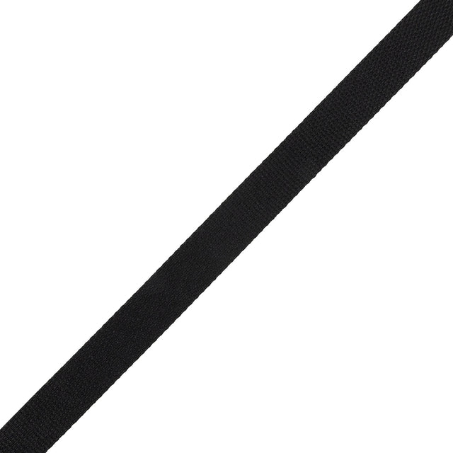 Italian Black 1.10 mm Gauge Webbing - 0.875"