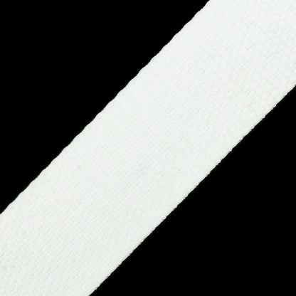 Italian White 1.05 mm Gauge Webbing - 1.125" Detail