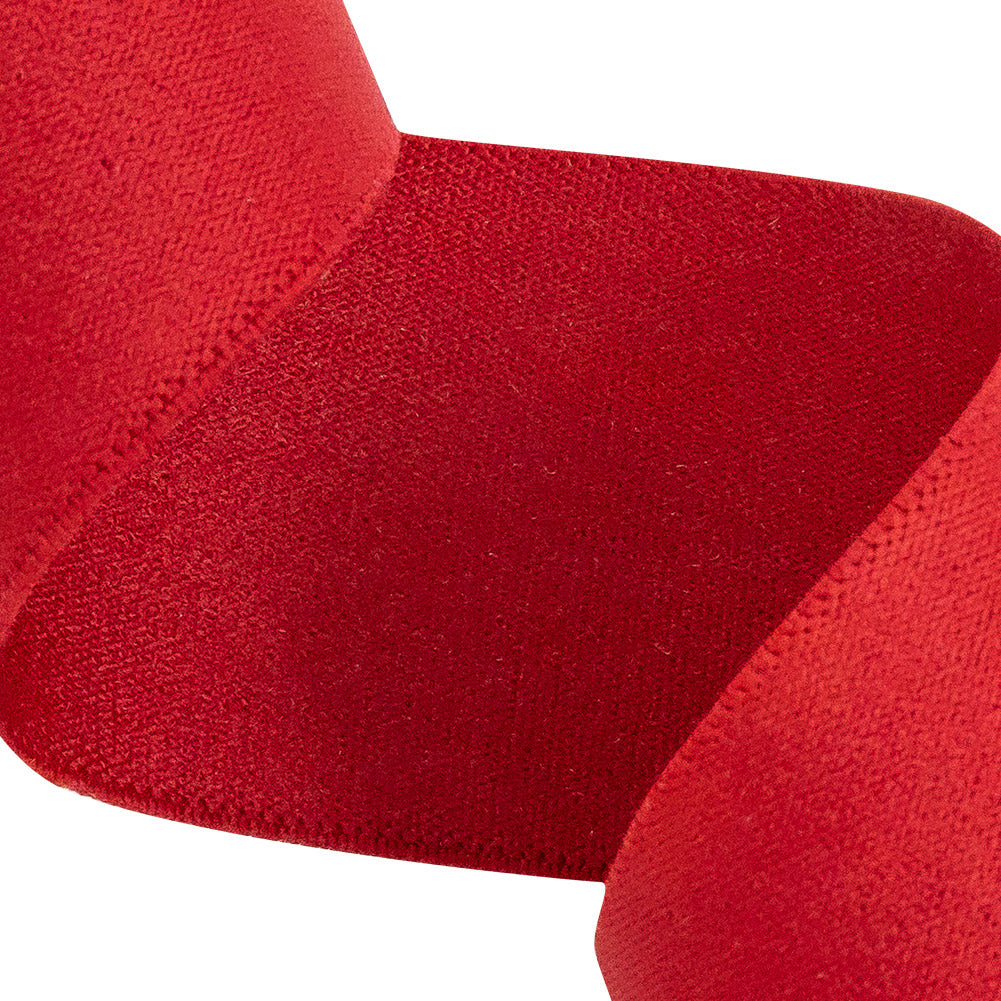 Italian Red Elastic Trim - 1.5" Detail