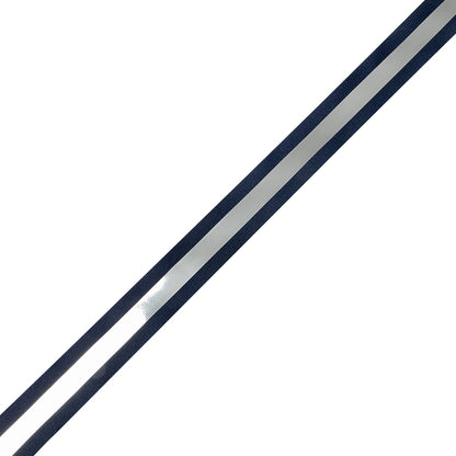 Italian Navy and Silver Reflective Grosgrain Ribbon - 1.0625"