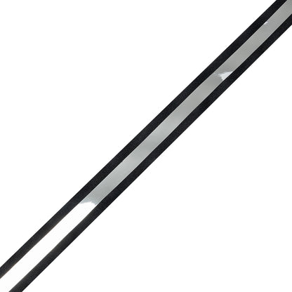 Italian Black and Silver Reflective Grosgrain Ribbon - 1.0625
