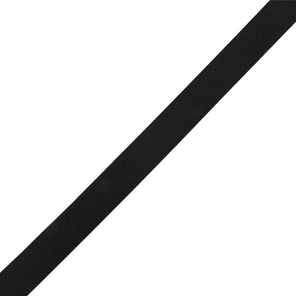 Italian Black 0.62 mm Gauge Webbing - 0.9375