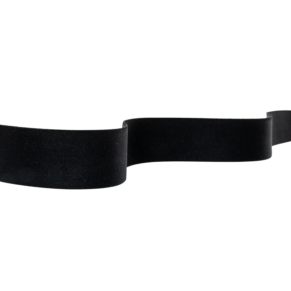 Italian Black Elastic Trim - 1"