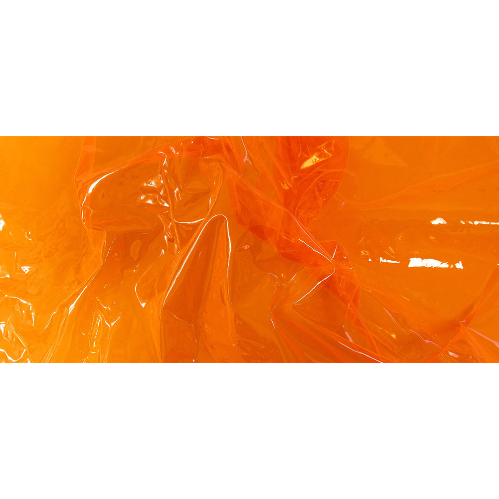Orange-Tinted Clear Vinyl - 10 Gauge - Farbe Collection Folded