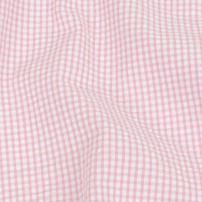 Olinda Pink Gingham Organic Cotton Seersucker - Full