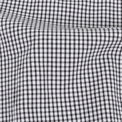 Olinda Black Gingham Organic Cotton Seersucker - Full