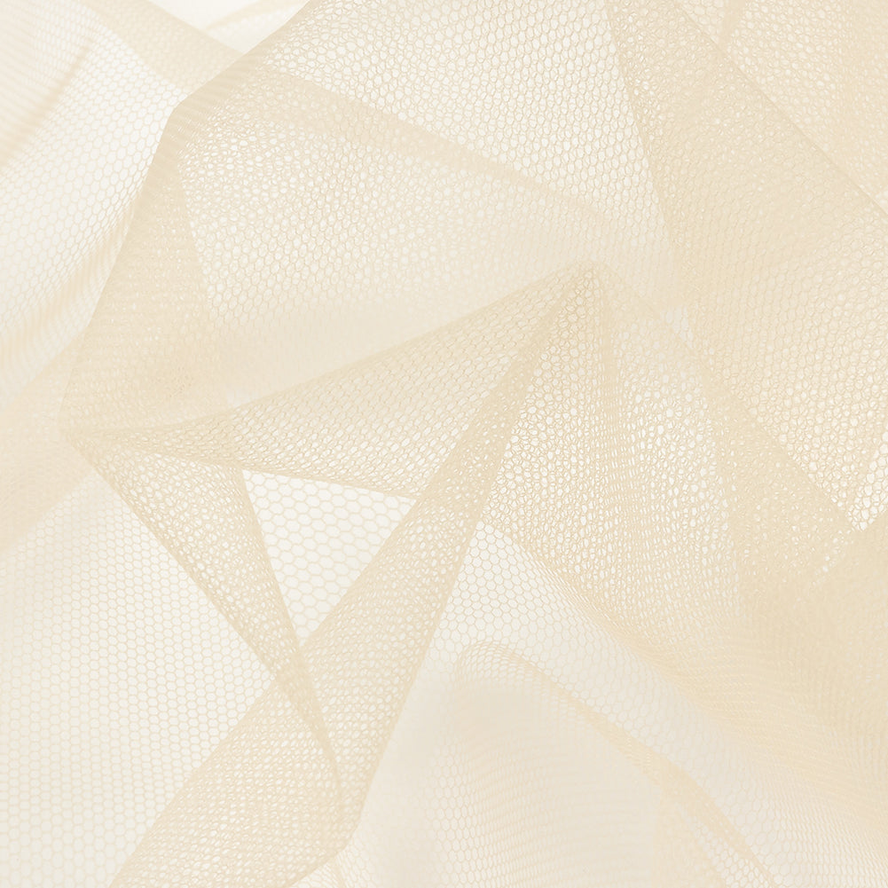 Vanilla Leonardo Soft Nylon Tulle - Folded