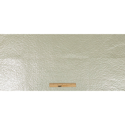 Italian Metallic Mother of Pearl Pebbled Coating with Foil Laminate - Folded