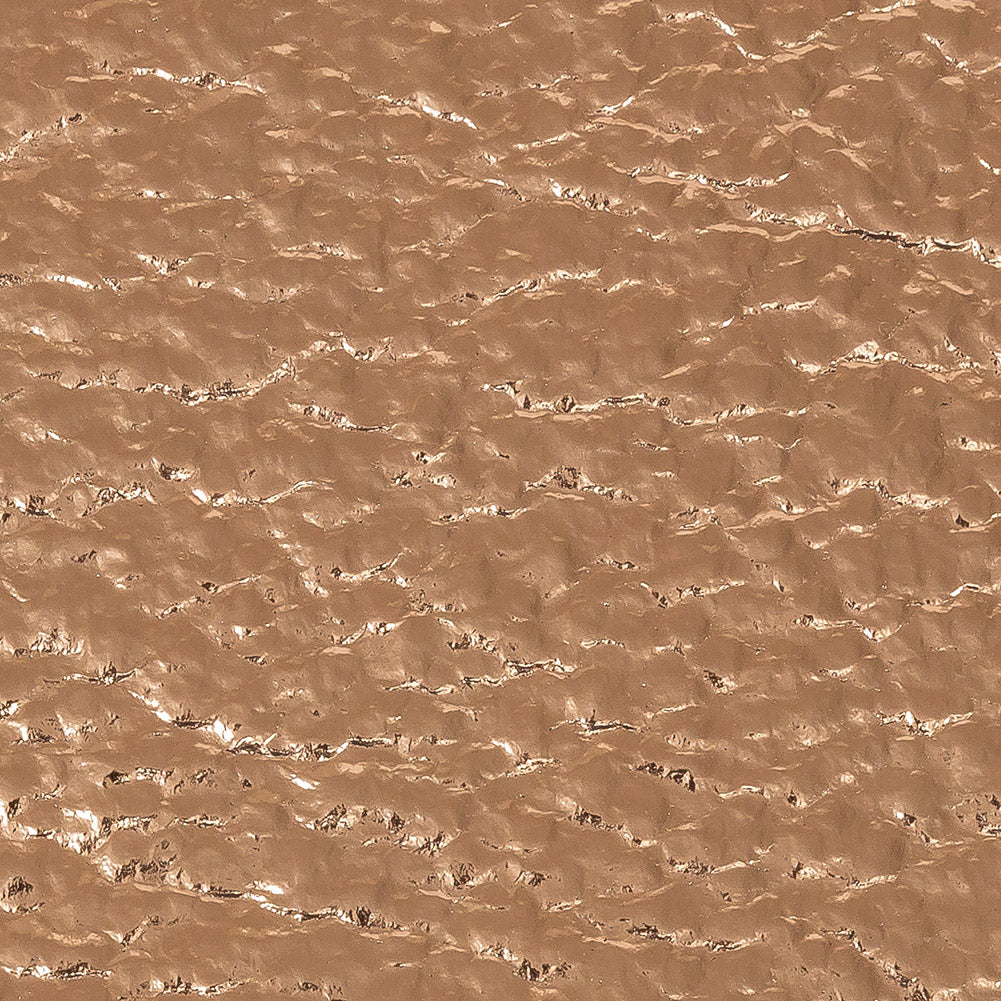 Clara Italian Metallic Bronze Pebbled Coating with Foil Laminate Full
