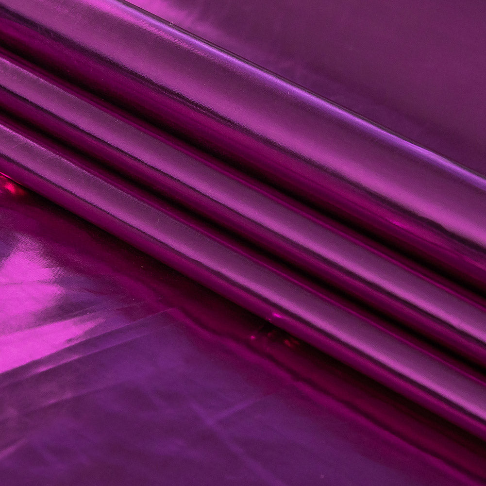 Mood Exclusive Metallic Magenta Glossy Tyvek Detail