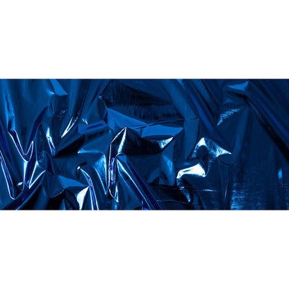 Mood Exclusive Metallic Royal Blue Glossy Tyvek - Folded