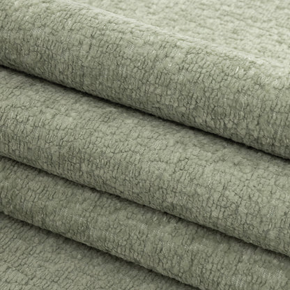 Crypton Hesse Sea Green Tactile Polyester Chenille Folded