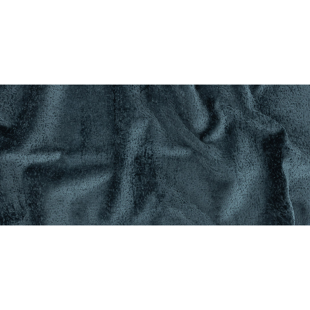 Crypton Hesse Blue Tactile Polyester Chenille Full