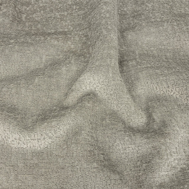 Crypton Hesse Gray Tactile Polyester Chenille
