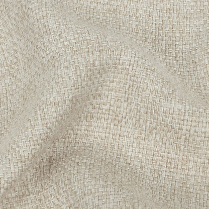 Crystal Gray Basketwoven Polyester and Cotton Home Decor Fabric Detail