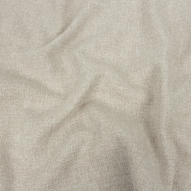 Crystal Gray Basketwoven Polyester and Cotton Home Decor Fabric