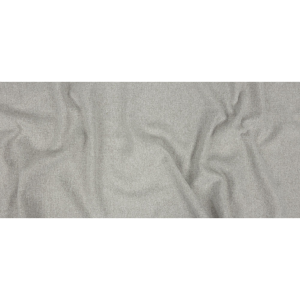 Warm Gray Basketwoven Polyester and Cotton Home Decor Fabric Full