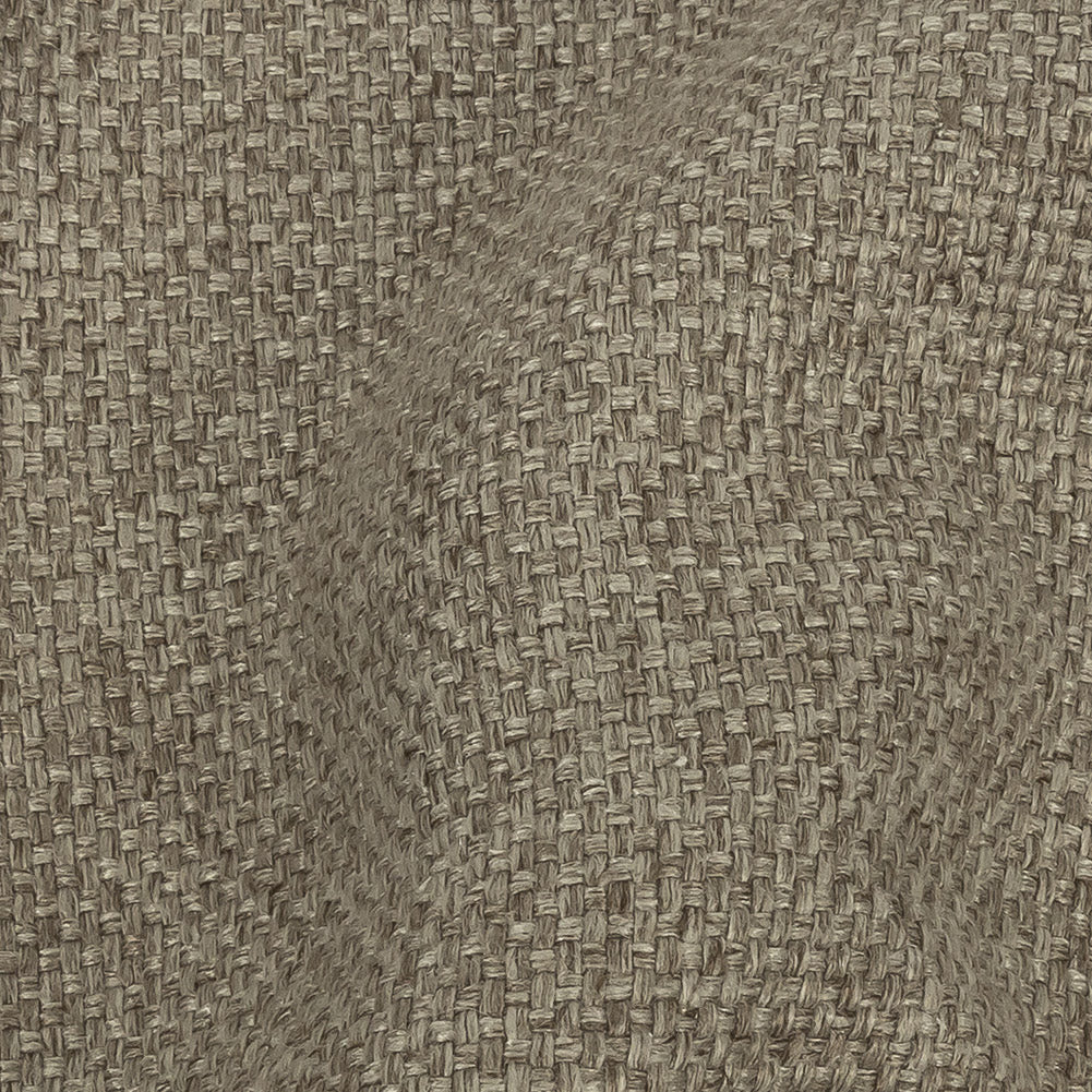 Roasted Cashew Basketwoven Polyester and Cotton Home Decor Fabric - Detail