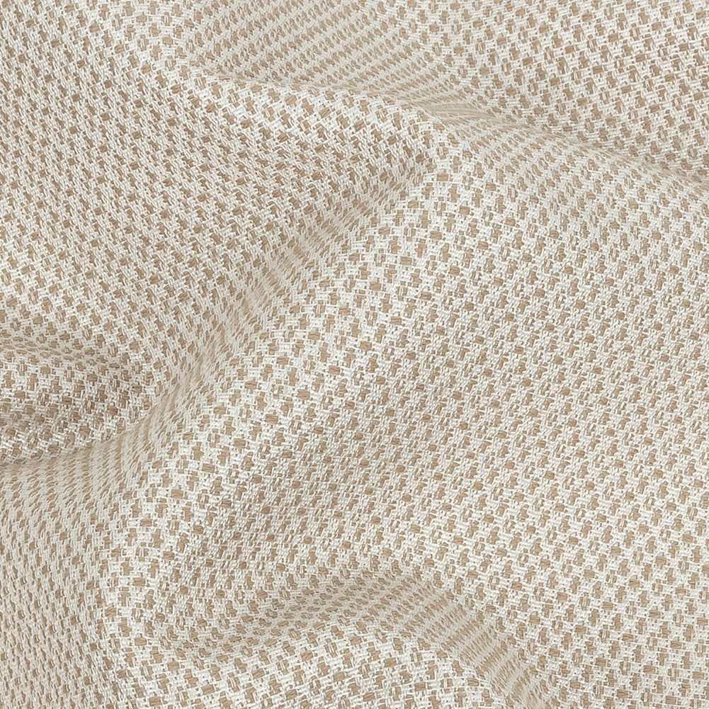 Khaki Minute Diamond Blended Polyester Jacquard - Detail