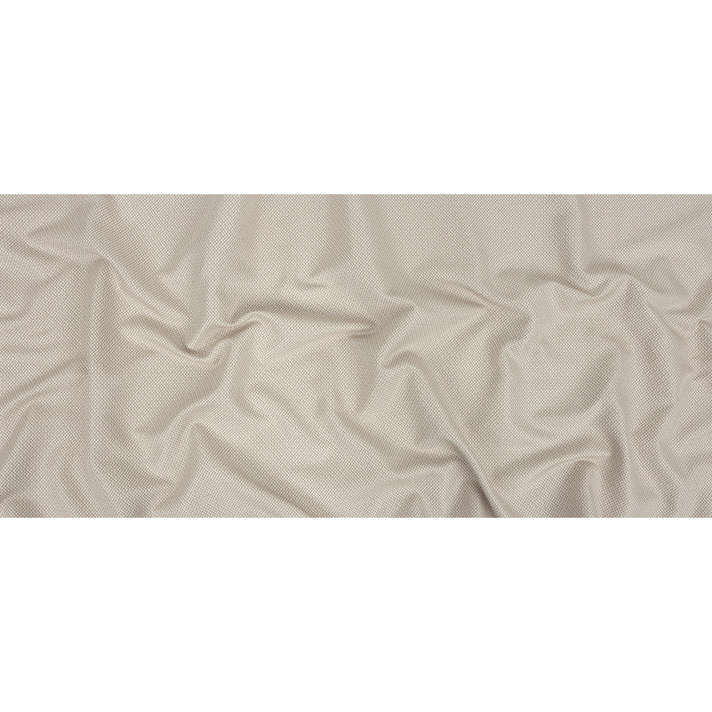 Khaki Minute Diamond Blended Polyester Jacquard - Full