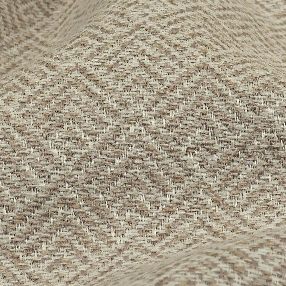 Beige and Khaki Diamonds Upholstery Tweed Detail