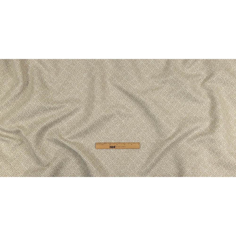Beige and Khaki Diamonds Upholstery Tweed Full
